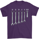 Beer Spanners Funny Mechanic Alcohol DIY Mens T-Shirt Cotton Gildan Purple