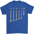 Beer Spanners Funny Mechanic Alcohol DIY Mens T-Shirt Cotton Gildan Royal Blue
