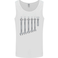 Beer Spanners Funny Mechanic Alcohol DIY Mens Vest Tank Top White