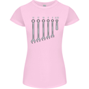 Beer Spanners Funny Mechanic Alcohol DIY Womens Petite Cut T-Shirt Light Pink