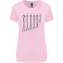 Beer Spanners Funny Mechanic Alcohol DIY Womens Wider Cut T-Shirt Light Pink