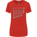 Beer Spanners Funny Mechanic Alcohol DIY Womens Wider Cut T-Shirt Red