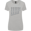 Beer Spanners Funny Mechanic Alcohol DIY Womens Wider Cut T-Shirt Sports Grey