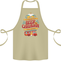 Beer and Caravan Kinda Weekend Funny Cotton Apron 100% Organic Khaki
