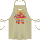 Beer and Caravan Kinda Weekend Funny Cotton Apron 100% Organic Khaki