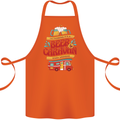 Beer and Caravan Kinda Weekend Funny Cotton Apron 100% Organic Orange