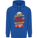 Beer and Caravan Kinda Weekend Funny Mens 80% Cotton Hoodie Royal Blue