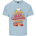 Beer and Caravan Kinda Weekend Funny Mens Cotton T-Shirt Tee Top Light Blue