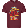 Beer and Caravan Kinda Weekend Funny Mens Cotton T-Shirt Tee Top Maroon