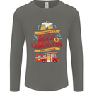 Beer and Caravan Kinda Weekend Funny Mens Long Sleeve T-Shirt Charcoal