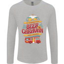Beer and Caravan Kinda Weekend Funny Mens Long Sleeve T-Shirt Sports Grey