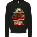 Beer and Caravan Kinda Weekend Funny Mens Sweatshirt Jumper Black