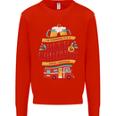 Beer and Caravan Kinda Weekend Funny Mens Sweatshirt Jumper Bright Red