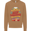 Beer and Caravan Kinda Weekend Funny Mens Sweatshirt Jumper Caramel Latte