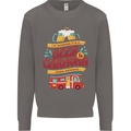 Beer and Caravan Kinda Weekend Funny Mens Sweatshirt Jumper Charcoal