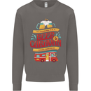 Beer and Caravan Kinda Weekend Funny Mens Sweatshirt Jumper Charcoal