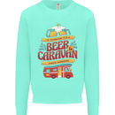 Beer and Caravan Kinda Weekend Funny Mens Sweatshirt Jumper Peppermint