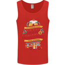 Beer and Caravan Kinda Weekend Funny Mens Vest Tank Top Red