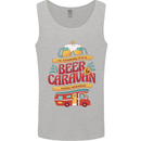 Beer and Caravan Kinda Weekend Funny Mens Vest Tank Top Sports Grey