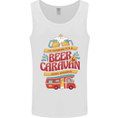 Beer and Caravan Kinda Weekend Funny Mens Vest Tank Top White