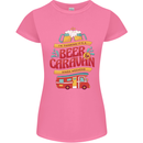 Beer and Caravan Kinda Weekend Funny Womens Petite Cut T-Shirt Azalea