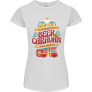 Beer and Caravan Kinda Weekend Funny Womens Petite Cut T-Shirt White
