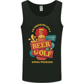 Beer and Golf Kinda Weekend Funny Golfer Mens Vest Tank Top Black