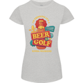 Beer and Golf Kinda Weekend Funny Golfer Womens Petite Cut T-Shirt Sports Grey