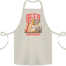 Beer and a Brat Funny Dog Alcohol Hotdog Cotton Apron 100% Organic Natural