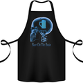 Beer on the Brain Funny Alcohol Larger BBQ Cotton Apron 100% Organic Black
