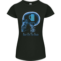 Beer on the Brain Funny Alcohol Larger BBQ Womens Petite Cut T-Shirt Black