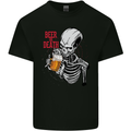 Beer or Death Skull Funny Alcohol Kids T-Shirt Childrens Black