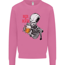 Beer or Death Skull Funny Alcohol Mens Sweatshirt Jumper Azalea