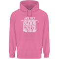 Behind Bars Motorcycle Motorbike Biker Mens 80% Cotton Hoodie Azelea