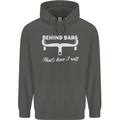 Behind Bars That's How I Roll Cycling Bike Childrens Kids Hoodie Storm Grey