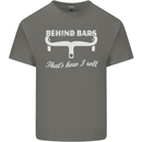 Behind Bars That's How I Roll Cycling Bike Kids T-Shirt Childrens Charcoal