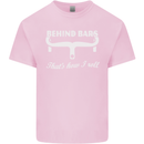 Behind Bars That's How I Roll Cycling Bike Kids T-Shirt Childrens Light Pink