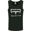 Behind Bars That's How I Roll Cycling Bike Mens Vest Tank Top Black