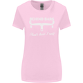 Behind Bars That's How I Roll Cycling Bike Womens Wider Cut T-Shirt Light Pink