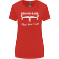 Behind Bars That's How I Roll Cycling Bike Womens Wider Cut T-Shirt Red
