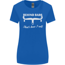 Behind Bars That's How I Roll Cycling Bike Womens Wider Cut T-Shirt Royal Blue