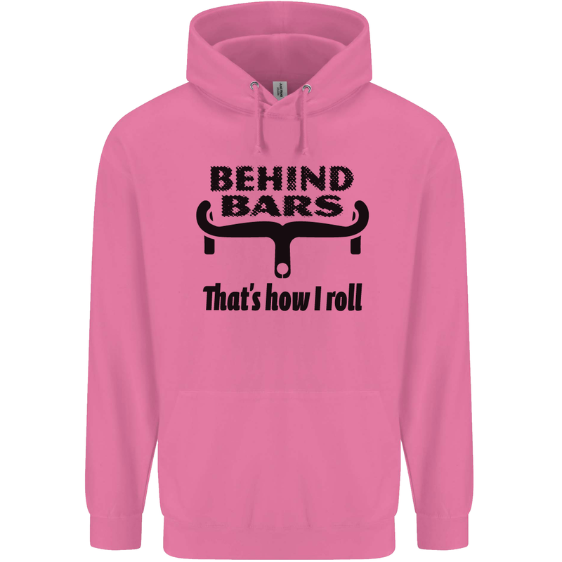 Behind Bars That's How I Roll Cycling Childrens Kids Hoodie Azalea