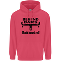 Behind Bars That's How I Roll Cycling Childrens Kids Hoodie Heliconia