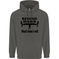 Behind Bars That's How I Roll Cycling Childrens Kids Hoodie Storm Grey