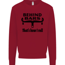 Behind Bars That's How I Roll Cycling Kids Sweatshirt Jumper Red
