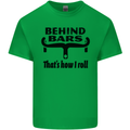 Behind Bars That's How I Roll Cycling Kids T-Shirt Childrens Irish Green