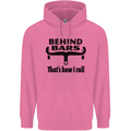 Behind Bars That's How I Roll Cycling Mens 80% Cotton Hoodie Azelea