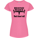 Behind Bars That's How I Roll Cycling Womens Petite Cut T-Shirt Azalea