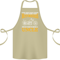 Being An Uncle Biker Motorcycle Motorbike Cotton Apron 100% Organic Khaki