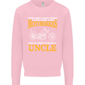 Being An Uncle Biker Motorcycle Motorbike Mens Sweatshirt Jumper Light Pink